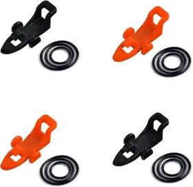 Waciwaci 734730931777 Fly Fishing Hook Keeper Keep Your Hooks Organized Black Orange
