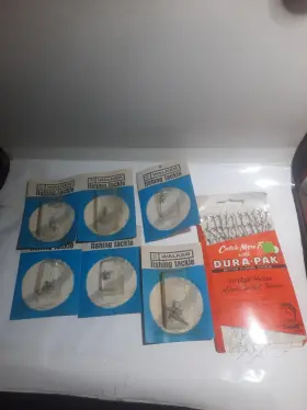 Walker 1348m Lot Of Vintage Fishing Tackle Hooks / Dura -pak Walker 1348m Lot Of Vintage Fishing Tackle Hooks / Dura -pak
