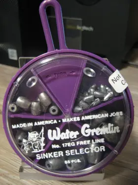 Water Gremlin 17eg Egg Sinker Selector - 55 Assorted Lead Fishing Weights