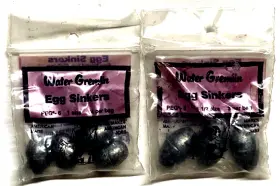 Water Gremlin Peg-6 Size 1 Egg Sinker 4-count And 1/2 3 Count Water Gremlin Peg-6 Size 1 Egg Sinker 4-count And 1/2 3 Count