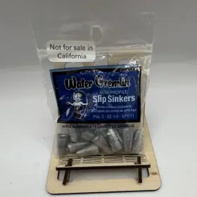 Water Gremlin Psl-3 Low Profile Slip Sinkers 1/4 Oz Lead Silver 11 Pack Water Gremlin Psl-3 Low Profile Slip Sinkers 1/4 Oz Lead Silver 11 Pack