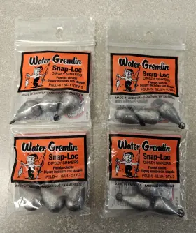 Water Gremlin Psld-4 4 Packs 2 1 Oz And 3/4 Plsd-5 Snap-loc Water Gremlin Psld-4 4 Packs 2 1 Oz And 3/4 Plsd-5 Snap-loc