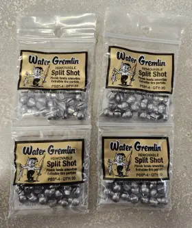 Water Gremlin Pss-4 4 Packs Of Removable Split Shot Water Gremlin Pss-4 4 Packs Of Removable Split Shot