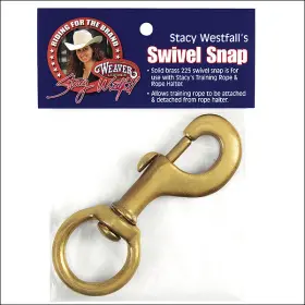 Weaver Leather Wl-77-3025 85wl Wl-3025 Solid Brass Stacy Westfall 225 Swivel Rope Halter Snap By