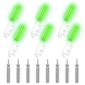 Whaletail 712490676954 6pcs Fishing Glow Sticks Night Rod Led Pole Luminous Green Whaletail 712490676954 6pcs Fishing Glow Sticks Night Rod Led Pole Luminous Green