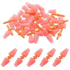 Whyhkj 729388245635 50pcs Fishing Bobber Stopper Cara Rod Float Stoppers Ac