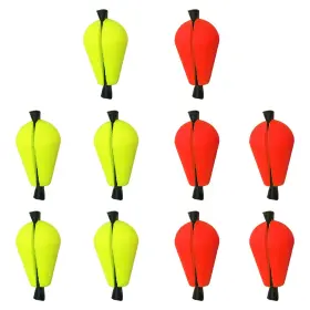 Whyhkj 729388255399 10pcs Float Foam Water Drop Strike Indicators Teardrop Floating Bobber Indica