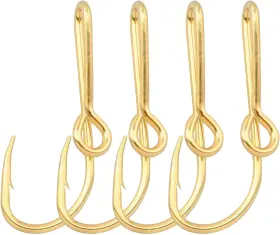 Whyhkj Gfhcfh-4 Fish Hook Hat Pins 4pcs Gold Clip Hooks For Whyhkj Gfhcfh-4 Fish Hook Hat Pins 4pcs Gold Clip Hooks For