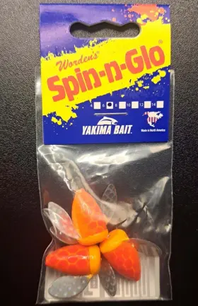 Wordens 835127 Spin-n-glow Yakima Bait Egg Fluorescent Size 6
