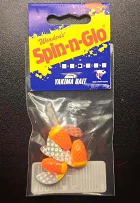 Wordens 835131 Spin-n-glow Yakima Bait Egg Fluorescent Size 8