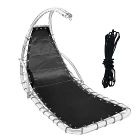 Wqzwdfc 241220-1 Black Waterproof Replacement Mesh With Rope For Patio Curved Hanging Lounge C Wqzwdfc 241220-1 Black Waterproof Replacement Mesh With Rope For Patio Curved Hanging Lounge C