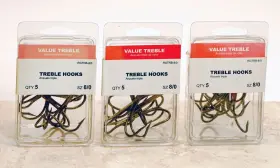 Wright & Mcgill 9651 15 Treble Hooks Size 8/0