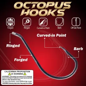 Xfishman 313021973926 Wait...you Need This 50-100 Pack Freshwater Octopus Hook Fishing Beak Circle Hoo Xfishman 313021973926 Wait...you Need This 50-100 Pack Freshwater Octopus Hook Fishing Beak Circle Hoo