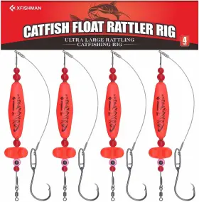 Xfishman 445053981983 Catfish-rig-for-bank-fishing-catfishing-tackle-floats-with-rattler-santee New Xfishman 445053981983 Catfish-rig-for-bank-fishing-catfishing-tackle-floats-with-rattler-santee New