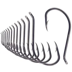 Xfishman 767720352955 Octopus-hook-fishing-beak-circle-hooks-freshwater-red-black-100-50 Pack