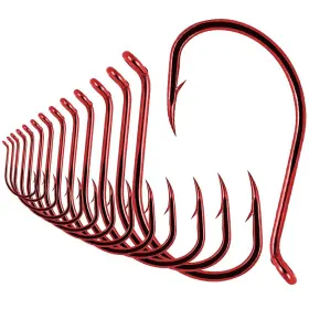 Xfishman 788256299583 Octopus Hook 3/0 Red - 50 Pack Reversed Point 50-pack 1-red