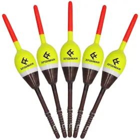 Xfishman 791548172549 Balsa Fishing Floaters Bobbers Kit For Crappie Panfish Walleye - 5 Pack Xfishman 791548172549 Balsa Fishing Floaters Bobbers Kit For Crappie Panfish Walleye - 5 Pack