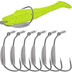 Xfishman 791548173171 Weighted-swimbait-hooks-jig-heads-soft Plastic Worm Fishing Hooks 3/0 4/0 5/0 Xfishman 791548173171 Weighted-swimbait-hooks-jig-heads-soft Plastic Worm Fishing Hooks 3/0 4/0 5/0