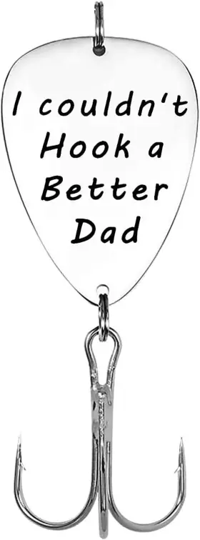 Xiahuyu 781454668090 Dad Gifts Fathers Day Present I Couldnftt Hook A Better Small Silver
