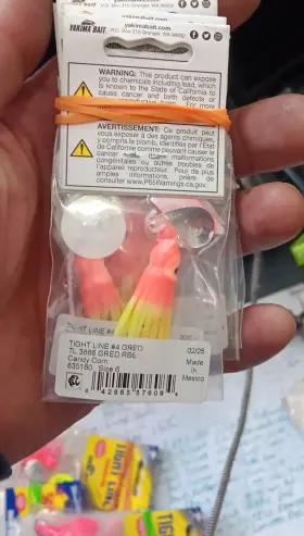 Yakima Bait Tl.3866.gred.rb6 Tight Line Kokanee Rig Candy Corn Size 6/4 Glow Uv Coated