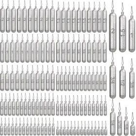 Yaocom Xie-yaocom-1977 210pcs Drop Shot Weight Skinny Pencil Shaped Fishing Sinkers Rig For Ocean Sa Yaocom Xie-yaocom-1977 210pcs Drop Shot Weight Skinny Pencil Shaped Fishing Sinkers Rig For Ocean Sa