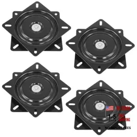 Yaufwua 709414909458 4 Pack 7 Inch Heavy Duty Bar Stool Swivel Plate Square 360 Yaufwua 709414909458 4 Pack 7 Inch Heavy Duty Bar Stool Swivel Plate Square 360