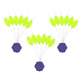 Yinettech 894833163867 3pcs Olive Shaped Foam Float Fishing Bobber Teardrop Indicator Fly