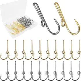 Yinhu Outdoor 313108976918 Fishing Hook Hat Pins 20pcs For Clip Tie Clips Cla