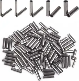 Yinhu Outdoor 445020741787 Copper Barrel Crimp Sleeves 100pcs Single Or Double Wire Yinhu Outdoor 445020741787 Copper Barrel Crimp Sleeves 100pcs Single Or Double Wire