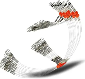 Yoto 313034075044 Fishing Leaders Saltwater Tackle Rig With Swivels Snap High-strength Fishi