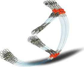 Yoto 313038983932 Fishing Leaders Saltwater Tackle Rig With Swivels Snap High-strength Fishi