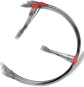 Yoto Yoto-ss-sw-12 Surgical Stainless Steel Fishing Leader Swivel Snap Rig Tackle Saltwater