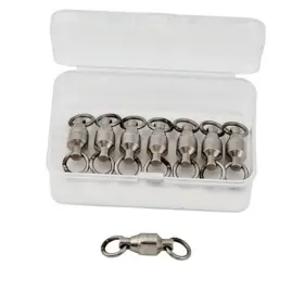 Youzan St-#8-8pack Tsuridamashii Ball Bearing Swivels 6bb Made In Japan Brass #8 485lb 8pcs