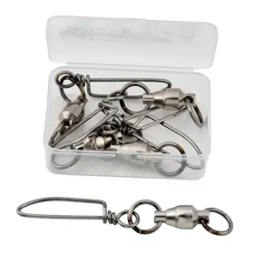 Youzan St-cl-snap-#10-5pack Tsuridamashii Made In Japan 6 Ball Bearing Fishing Snap #10 661lb Over 5pcs