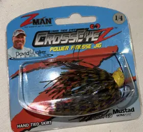 Z-man 897744001048 Zman David Walker Cross Eyez Power Finesse Jig Size 1/4-brand New Z-man 897744001048 Zman David Walker Cross Eyez Power Finesse Jig Size 1/4-brand New
