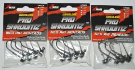 Z-man Fphw16-01pk4 3 Packs Z-man Pro Shroomz Ned Rig Jigheads 1/6oz Green Pumpkin Weedless Trd Z-man Fphw16-01pk4 3 Packs Z-man Pro Shroomz Ned Rig Jigheads 1/6oz Green Pumpkin Weedless Trd