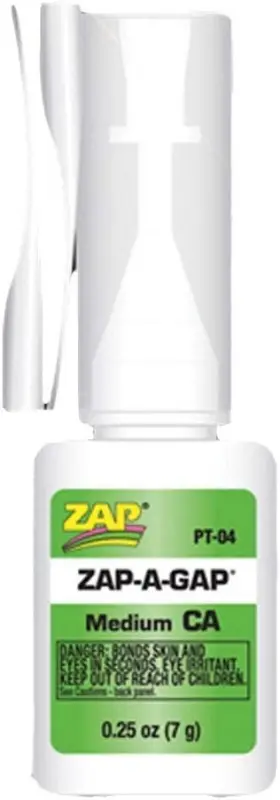 Zapf Creation Zf-04 Zap-a-gap Ca Medium Viscosity Fly Tying Adhesive 1/4 Oz. Micro-tip Clear