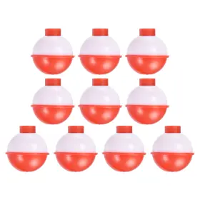 Zaplyte 726215350876 1 Inch Fishing Bobbers 50 Pack Plastic Push Button Round Float Zaplyte 726215350876 1 Inch Fishing Bobbers 50 Pack Plastic Push Button Round Float