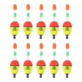 Zaplyte 726215486131 10 Pack 0.18oz Fishing Bobbers Eva Float Yellow Zaplyte 726215486131 10 Pack 0.18oz Fishing Bobbers Eva Float Yellow