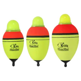Zaplyte 726215486506 1oz-3.5oz Lighted Fishing Slip Bobbers 3 Pack Eva Green Red Led Float Zaplyte 726215486506 1oz-3.5oz Lighted Fishing Slip Bobbers 3 Pack Eva Green Red Led Float