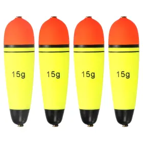 Zaplyte 726215487602 4 Pack 0.5oz Fishing Slip Bobbers Eva Float Yellow Zaplyte 726215487602 4 Pack 0.5oz Fishing Slip Bobbers Eva Float Yellow