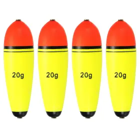 Zaplyte 726215487619 4 Pack 0.7oz Fishing Slip Bobbers Eva Float Yellow Zaplyte 726215487619 4 Pack 0.7oz Fishing Slip Bobbers Eva Float Yellow