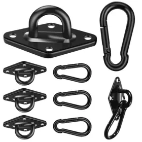 Zlqhhyl 692090348195 3600lb Heavy Duty Hammock Hanging Kit - Upgraded Stainless Steel Hooks 4 Pcs