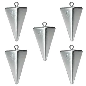 Zsrivk 5qian-4 Pyramid Fishing Sinkers Kit Saltwater Surf Weights 4oz 5pcs Zsrivk 5qian-4 Pyramid Fishing Sinkers Kit Saltwater Surf Weights 4oz 5pcs