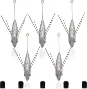 Zsrivk Sinker-02 5 Pcs Sputnik Sinker Fishing Weights Lead Long Tail Equipment Surfing Ca Zsrivk Sinker-02 5 Pcs Sputnik Sinker Fishing Weights Lead Long Tail Equipment Surfing Ca