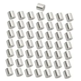 Zyamy Shracrs-18-50 50pcs Single Hole Round Aluminum Crimp Ring Sleeve 1/8 Inch Zyamy Shracrs-18-50 50pcs Single Hole Round Aluminum Crimp Ring Sleeve 1/8 Inch