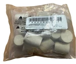 15pk Uxcell White Tapered Shaped Solid Rubber Stopper For Lab Tube - Size 3. Fixed Price $13.95.