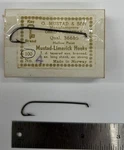Vintage Mustad 36685, Size #4, Box Of 100. Extra Long Streamer Hook. Beautiful.. Fixed Price $30.00.