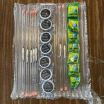 Goture 7-pack Pre-tied Float Rig Kit Keiryu Fishing Bobbers & Glow Sticks - New. Fixed Price $21.99.