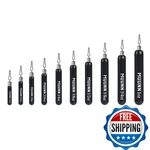 Muunn 10pcs Tungsten Skinny Drop Shot Weights - 3 Colors/10 Sizes Quick-change. Fixed Price $124.12.